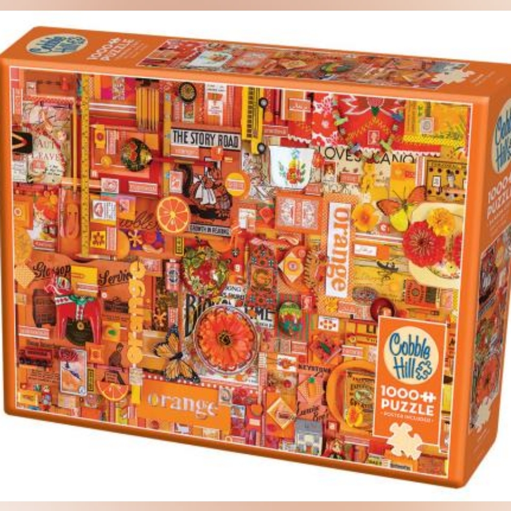 Cobble Hill Orange 1000 piece puzzle